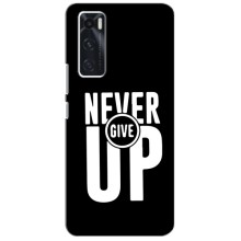 Силиконовый Чехол на ViVO V20 se с картинкой Nike – Never Give UP