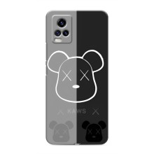 Чехлы для ViVO V20 - Bearbrick Louis Vuitton (PREMIUMPrint) (БеарБрик глаза)