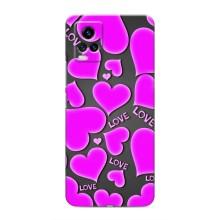 Чехлы для любимой на ВайВiВi В20 (VPrint) (Pink hearts)