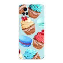 Чохли з фруктами для ViVO V20 (VPrint) (Кексики)