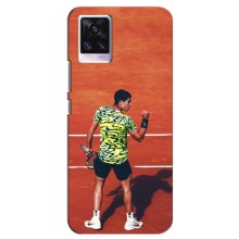 Чехлы с принтом Спортивная тематика для ViVO V20 – Алькарас Теннисист