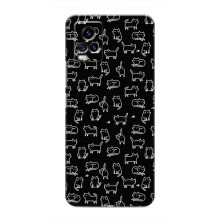 Чехол с принтом для ViVO V20 (AlphaPrint) Модные коты – Меленькие котики