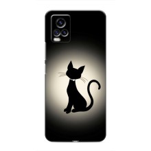 Чехол с принтом для ViVO V20 (AlphaPrint) Модные коты