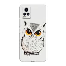 Чохол з пташками на ViVO V20 (VPrint) (Мила Сова)