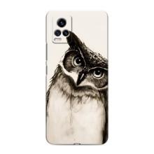 Чохол з пташками на ViVO V20 (VPrint) (Сова)