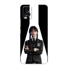 Чехлы Венсдей на ViVO V20 Уэнсдей (AlphaPrint) (W-Wednesday)