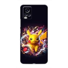 Чехол с Пикачу на ViVO V20 – Пикачу с мячом