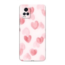 Чехол с розовым рисунком для ViVO V20