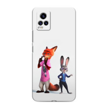 Силіконовий чохол з принтом Зоотрополіс для ViVO V20 – Джуді і Нік