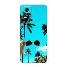 Силіконовий чохол з КАРТИНКАМИ літо для ViVO V20 (AlphaPrint) (Погляд літо)