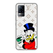 Чехлы для Vivo V21 - Скрудж МакДак Louis Vuitton (PREMIUMPrint) – Баксы Скрудж