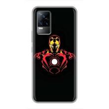 Чехлы с героями Марвел Vivo V21 (VPrint)