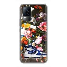 Чехол для Vivo V21 - с принтом Найк (AlphaPrint) (Стиль Найк)