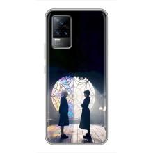 Чехлы Венсдей на Vivo V21 Уэнсдей (AlphaPrint) (Уэнздей и Инид)