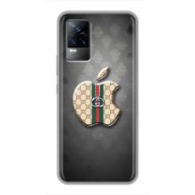 Чехлы ГУЧЧИ для Виво В21Е (AlphaPrint) (Apple gucci)