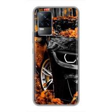 Чехлы с Машинами на Виво В21Е (VPrint) (Черная Машина)