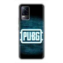 Чехол PUBG для Виво В21Е (AlphaPrint) (Лого PUBG)
