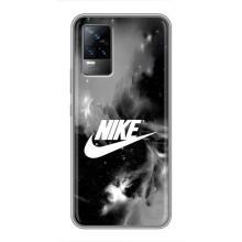 Чехол для Vivo V21E - с принтом Найк (AlphaPrint) (Лого Найк)