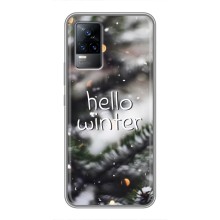 Новогодние, Праздничные Чехлы для Vivo V21E - 2024 год (Hello winter)