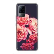 Чехлы с тематикой "ЦВЕТЫ" на Vivo V21E (Бутоны)