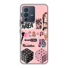 Чехлы с картинкой для Vivo V23 (5G) – BLACK PINK коллаж