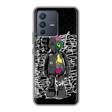 Чехлы для Vivo V23 (5G) - Bearbrick Louis Vuitton (PREMIUMPrint) (Стиль Bearbrick)