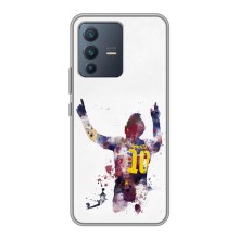 Чехлы Месси для Vivo V23 (5G) (AlphaPrint) (Messi Barca)