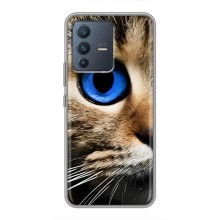 Чехлы с Котиками для Vivo V23 (5G) (VPrint) (Глаз кота)