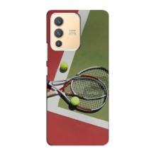Чехлы с принтом Спортивная тематика для Vivo V23 (5G) – Ракетки теннис