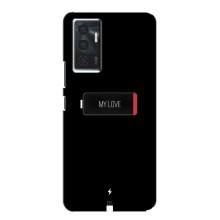 Чехлы для любимой на Виво в23е (VPrint) (Love battery)