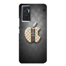 Чехлы ГУЧЧИ для Виво в23е (AlphaPrint) (Apple gucci)