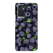 Чехлы с Фруктами для Vivo V23e (VPrint) (Ежевика)