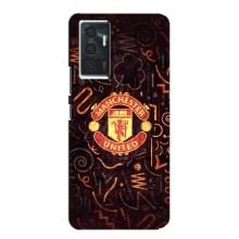 Чехол Манчестер Юнайтед для Виво в23е (AlphaPrint) (эмблема МЮ)