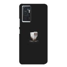 Чехол Майнкрафт на Vivo V23e (AlphaPrint) Minecraft (Овечка Майнкрафт)