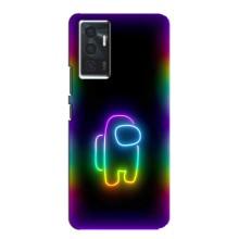 Чехол Амонг Ас для Vivo V23e (AlphaPrint) (Яркий скин)