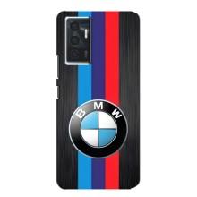 Чехол для Виво в23е - с принтом БМВ (AlphaPrint) (Лого BMW)