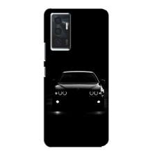 Чехол для Виво в23е - с принтом БМВ (AlphaPrint) (Машина BMW)