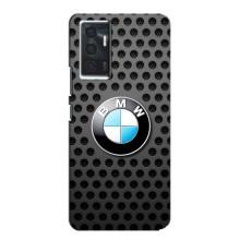 Чехол для Виво в23е - с принтом БМВ (AlphaPrint) (Знак БМВ)