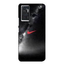Чехол для Vivo V23e - с принтом Найк (AlphaPrint) (Найк красный)