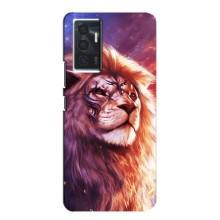 Чехол со Львом для Vivo V23e (VPrint) (Красочный Лев)