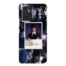 Чохли Венсдей на Vivo V23e Уенсдей (AlphaPrint) (колаж Венздей)