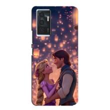 Чехол Рапунцель для Vivo V23e (Принцесса и принц)