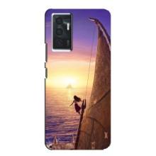 Чехол с мультфильмом Моана Vivo V23e (Моана в море)