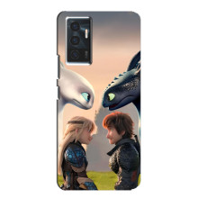 Чехол как приручить дракона на Vivo V23e (Гикавка и Астрид)
