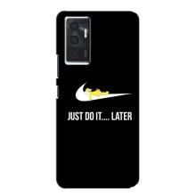 Чехол с логотипом Найк на Vivo V23e (Nike just do it)