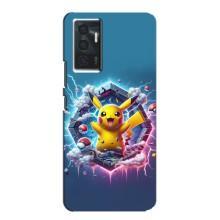 Чохол з Пікачу на Vivo V23e – Лого Пікачу
