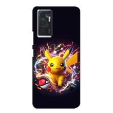 Чохол з Пікачу на Vivo V23e – Пікачу з м'ячем