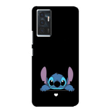 Чехол с принтом Стич на Vivo V23e – Стич на черном