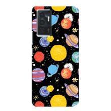 Космические Чехлы для Виво в23е (VPrint) (Рисованные планеты)