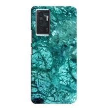 Мраморный чехол на Vivo V23e (VPrint) (Зеленый мрамор)